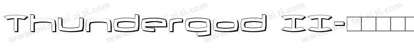 Thundergod II字体转换
